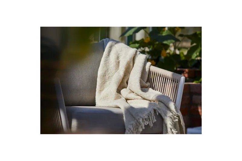 Hillerstorp Lersund sofagruppe utendørs hvit/beige - Hvit/Beige - Hagemøbler & utemiljø - Hagegruppe - Sofagruppe utendørs