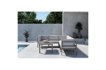 Hjørnesofa 3+3 Copacabana - Brun - Hagemøbler & utemiljø - Hagegruppe - Sofagruppe utendørs