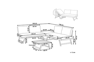 Hjørnesofa til hage Coccorino - Hagemøbler & utemiljø - Hagegruppe - Sofagruppe utendørs