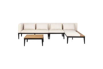 Hjørnesofa til hage med bord 4-seter Bracciano - Hagemøbler & utemiljø - Hagegruppe - Sofagruppe utendørs