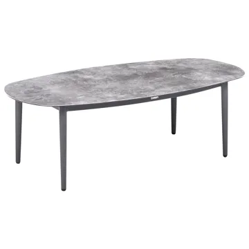 Hjørnesofa utendørs med bord 3-seter Leffe høyrevendt - Grå - Hagemøbler & utemiljø - Hagegruppe - Sofagruppe utendørs