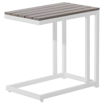 Hjørnesofa utendørs med bord 5-seter Messina venstrevendt - Hvit/Beige/Grønn - Hagemøbler & utemiljø - Hagegruppe - Sofagruppe utendørs