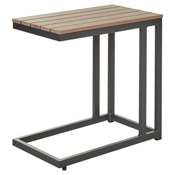 Hjørnesofa utendørs med bord 5-seter Messina venstrevendt - Svart/Beige/Grå - Hagemøbler & utemiljø - Hagegruppe - Sofagruppe utendørs