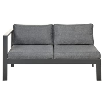 Hjørnesofa utendørs med bord 5-seter Messina venstrevendt - Svart/Beige/Grå - Hagemøbler & utemiljø - Hagegruppe - Sofagruppe utendørs