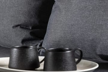 Hjørnesofasett 4-seters Chania utendørs - Svart - Hagemøbler & utemiljø - Hagegruppe - Sofagruppe utendørs