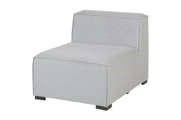 Hörnsoffa med fotpall Beliani Arezzo Beige/svart, Högervänd Grey, Black Right-faced - Hagemøbler & utemiljø - Loungemøbler - Loungegrupper