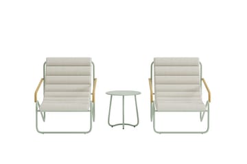 Ithaka loungegruppe utendørs - Grønn - Hagemøbler & utemiljø - Hagegruppe - Cafemøbler & cafesett