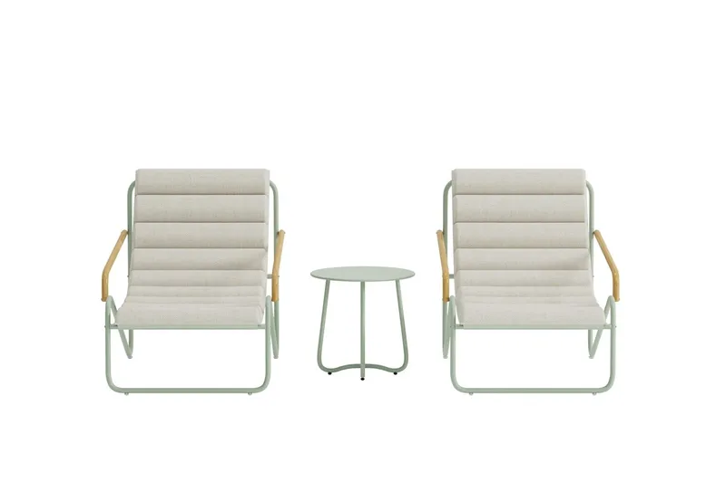 Ithaka loungegruppe utendørs - Grønn - Hagemøbler & utemiljø - Hagegruppe - Cafemøbler & cafesett