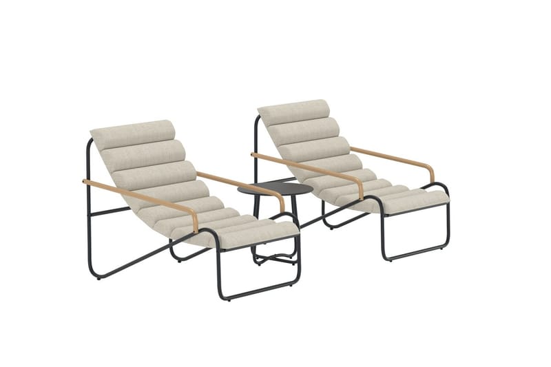 Ithaka loungegruppe utendørs - Svart - Hagemøbler & utemiljø - Hagegruppe - Cafemøbler & cafesett