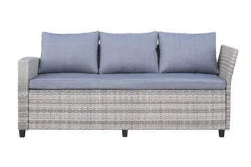 James Light med Oppbevaring - Grå - Hagemøbler & utemiljø - Hagegruppe - Sofagruppe utendørs