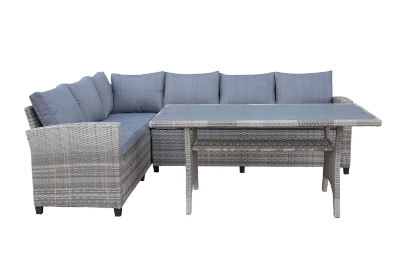 James Light med Oppbevaring - Grå - Hagemøbler & utemiljø - Hagegruppe - Sofagruppe utendørs