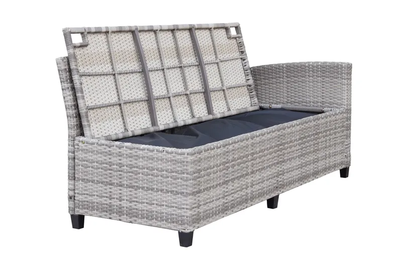 James Light med Oppbevaring - Grå - Hagemøbler & utemiljø - Hagegruppe - Sofagruppe utendørs