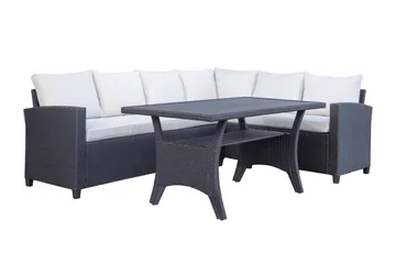 James Light med Oppbevaring - Svart - Hagemøbler & utemiljø - Hagegruppe - Sofagruppe utendørs