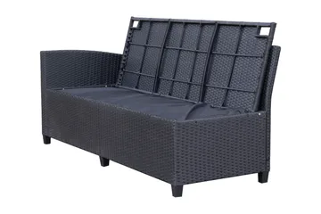 James Light med Oppbevaring - Svart - Hagemøbler & utemiljø - Hagegruppe - Sofagruppe utendørs