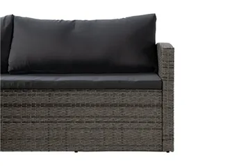 James Light  Sofagruppe 5-seter - Grå - Hagemøbler & utemiljø - Hagegruppe - Sofagruppe utendørs