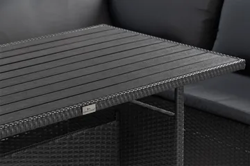 James Light Sofagruppe 5-seter - Svart - Hagemøbler & utemiljø - Hagegruppe - Sofagruppe utendørs