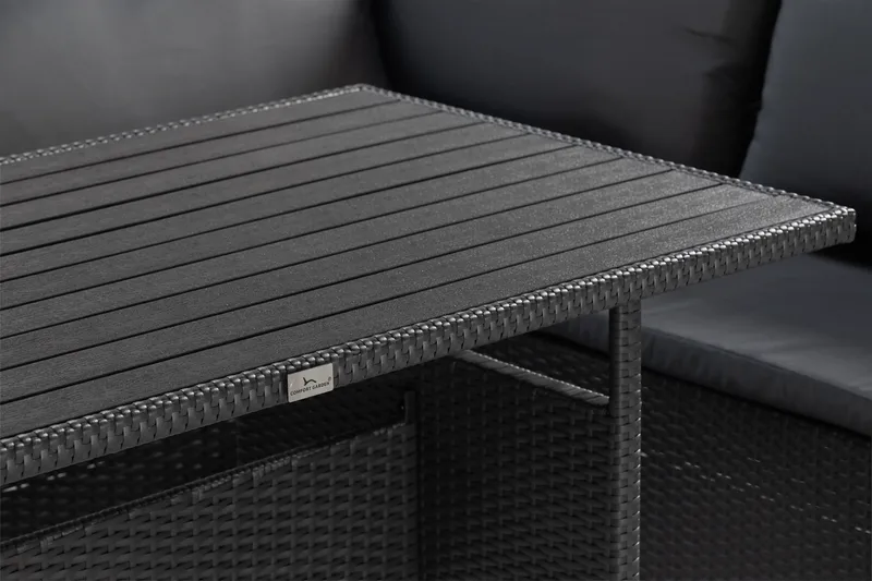 James Light Sofagruppe 5-seter - Svart - Hagemøbler & utemiljø - Hagegruppe - Sofagruppe utendørs