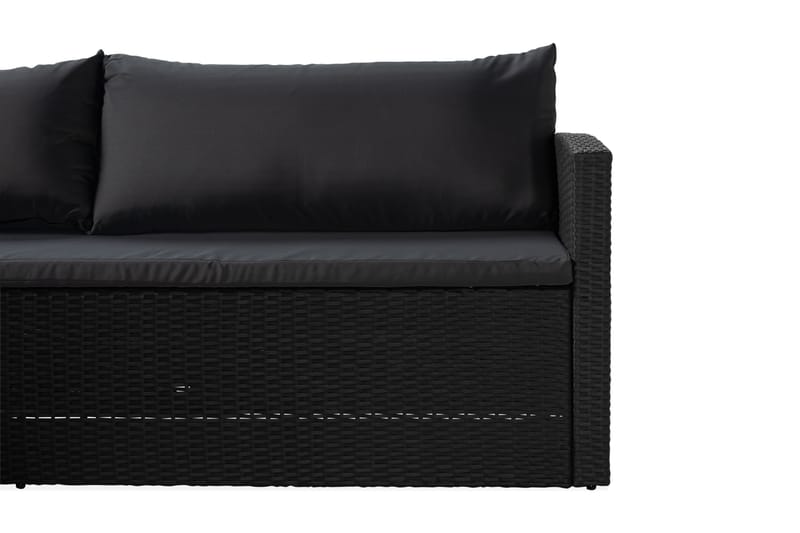 James Light Sofagruppe 5-seter - Svart - Hagemøbler & utemiljø - Hagegruppe - Sofagruppe utendørs