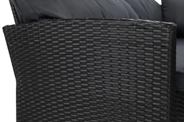 James Light Sofagruppe 5-seter - Svart - Hagemøbler & utemiljø - Hagegruppe - Sofagruppe utendørs