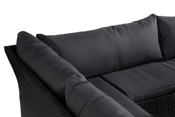 James Light Sofagruppe 5-seter - Svart - Hagemøbler & utemiljø - Hagegruppe - Sofagruppe utendørs
