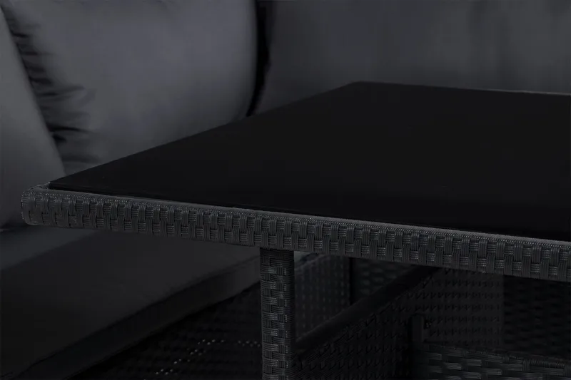 James Light Sofagruppe 5-seter - Svart - Hagemøbler & utemiljø - Hagegruppe - Sofagruppe utendørs