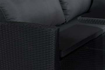 James Light Sofagruppe 5-seter - Svart - Hagemøbler & utemiljø - Hagegruppe - Sofagruppe utendørs