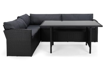 James Light Sofagruppe 5-seter - Svart - Hagemøbler & utemiljø - Hagegruppe - Sofagruppe utendørs