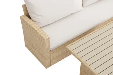 James Light sofagruppe utendørs 5-seter – høyre - Beige - Hagemøbler & utemiljø - Hagegruppe - Sofagruppe utendørs