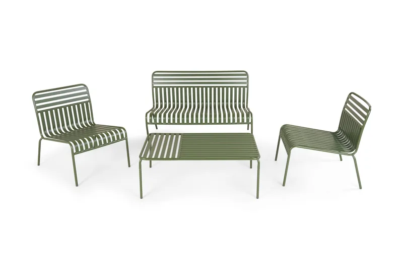 Jarva Sofagruppe - Oliven - Hagemøbler & utemiljø - Hagegruppe - Sofagruppe utendørs