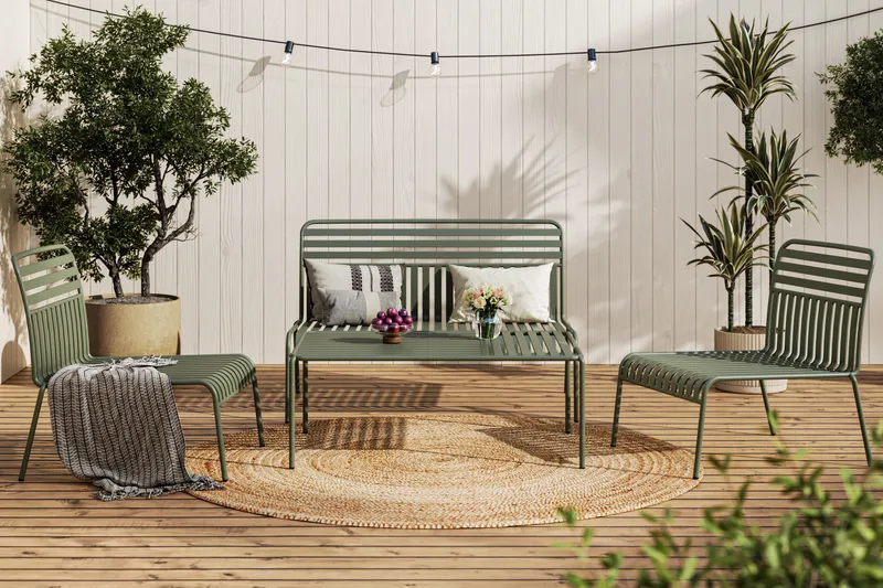 Jarva Sofagruppe - Oliven - Hagemøbler & utemiljø - Hagegruppe - Sofagruppe utendørs