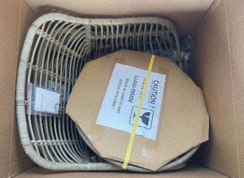 Juana Balkongsett - Beige - Hagemøbler & utemiljø - Hagegruppe - Cafemøbler & cafesett