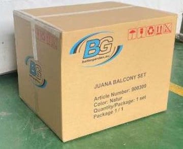 Juana Balkongsett - Beige - Hagemøbler & utemiljø - Hagegruppe - Cafemøbler & cafesett