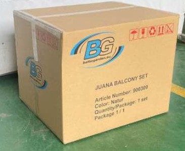 Juana Balkongsett - Beige - Hagemøbler & utemiljø - Hagegruppe - Cafemøbler & cafesett