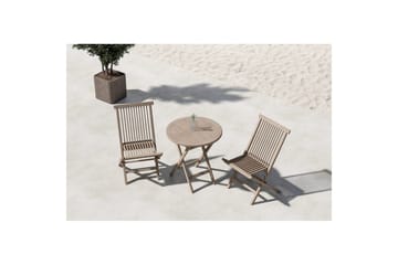 Kafesett Kenya 70x75, Kenya - Hvitpusset - Hagemøbler & utemiljø - Hagegruppe - Cafemøbler & cafesett