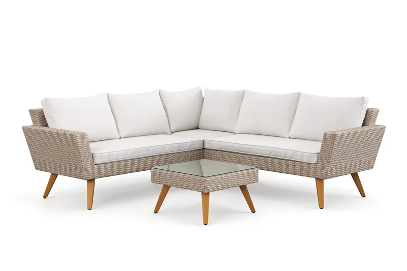 Karlskrona loungegruppe utendørs, Brun