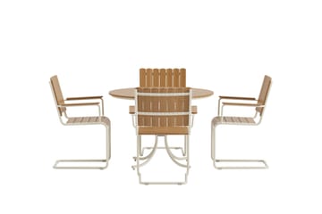 Kullaberg Spisegruppe Utendørs - Beige - Hagemøbler & utemiljø - Hagegruppe - Spisegrupper hage