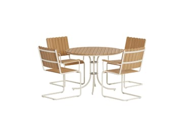 Kullaberg Spisegruppe Utendørs - Beige - Hagemøbler & utemiljø - Hagegruppe - Spisegrupper hage