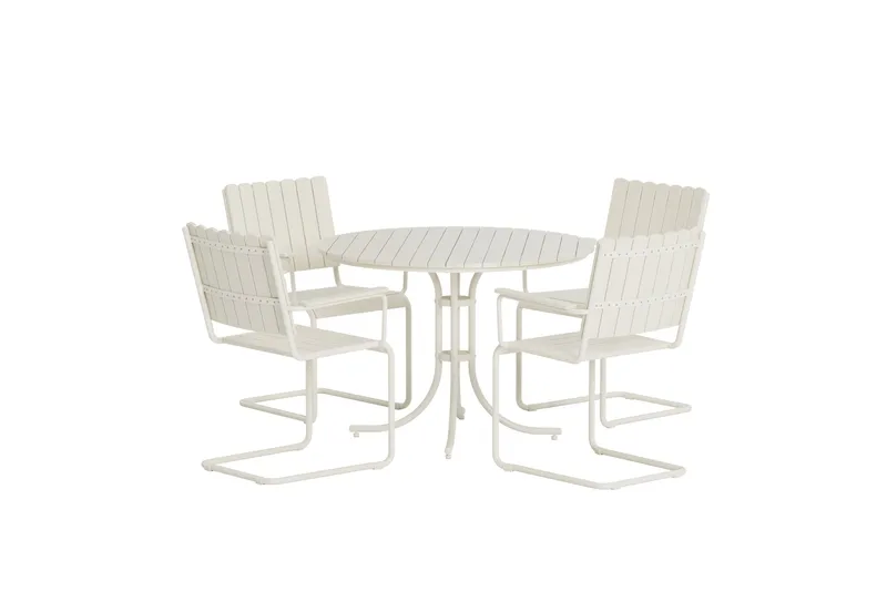 Kullaberg Spisegruppe Utendørs, Hvit