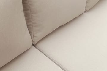 Lainelle 4-seters sofagruppe for altan og terrasse med beige puter - Beige - Hagemøbler & utemiljø - Hagegruppe - Sofagruppe utendørs