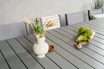 Levels Matgruppe 225-325 cm Rektangulær med 10 Copacabana Stoler - Grå - Hagemøbler & utemiljø - Hagegruppe - Spisegrupper hage