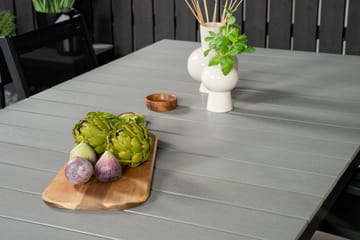 Levels Spisegruppe 230-310 cm Rektangulær med 6 Copacabana Stoler - Svart - Hagemøbler & utemiljø - Hagegruppe - Spisegrupper hage