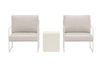 Lissabon kafégruppe utendørs - Beige - Hagemøbler & utemiljø - Hagegruppe - Cafemøbler & cafesett