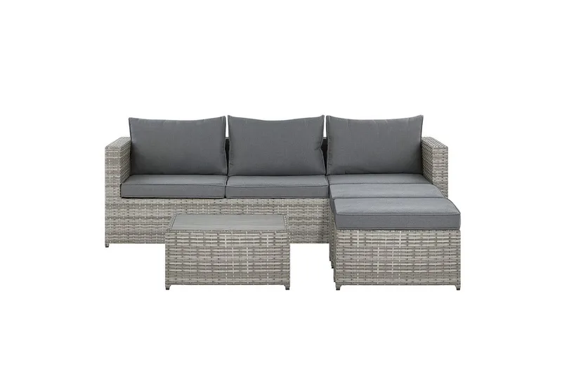 Loungegrupp Beliani Sabbia Grey