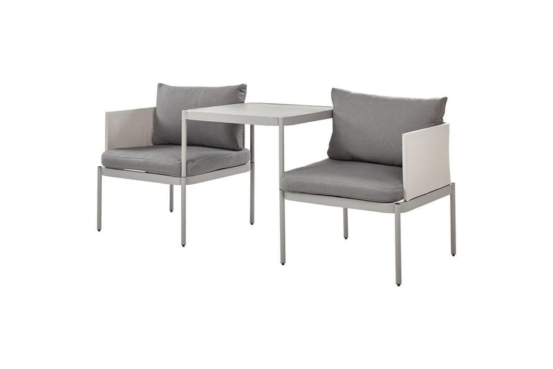 Loungegrupp Beliani Terracina Grå Grey - Hagemøbler & utemiljø - Hagegruppe - Cafemøbler & cafesett