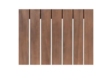 Loungegrupp Beliani Timor Ljus trä/beige, Ja, Högervänd Dark wood||Beige||Grey Right-faced - Hagemøbler & utemiljø - Hagegruppe - Sofagruppe utendørs