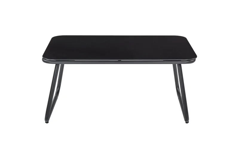 Loungegrupp Beliani Pomonte Svart/Grå Black||Grey - Hagemøbler & utemiljø - Hagegruppe - Sofagruppe utendørs
