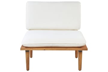 Loungegrupp med bord Beliani Frascati Grönt/ljust trä, 2-Sits White||Light wood - Hagemøbler & utemiljø - Hagegruppe - Cafemøbler & cafesett