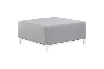 Loungegrupp med bord Beliani Rovigo Grey||White - Hagemøbler & utemiljø - Hagegruppe - Sofagruppe utendørs