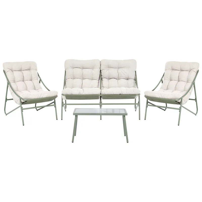 Loungegruppe 4-seters Molveno, Grønn