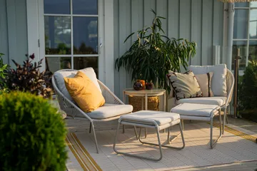 Loungegruppe Hillerstorp Holmsund - Beige - Hagemøbler & utemiljø - Hagegruppe - Cafemøbler & cafesett